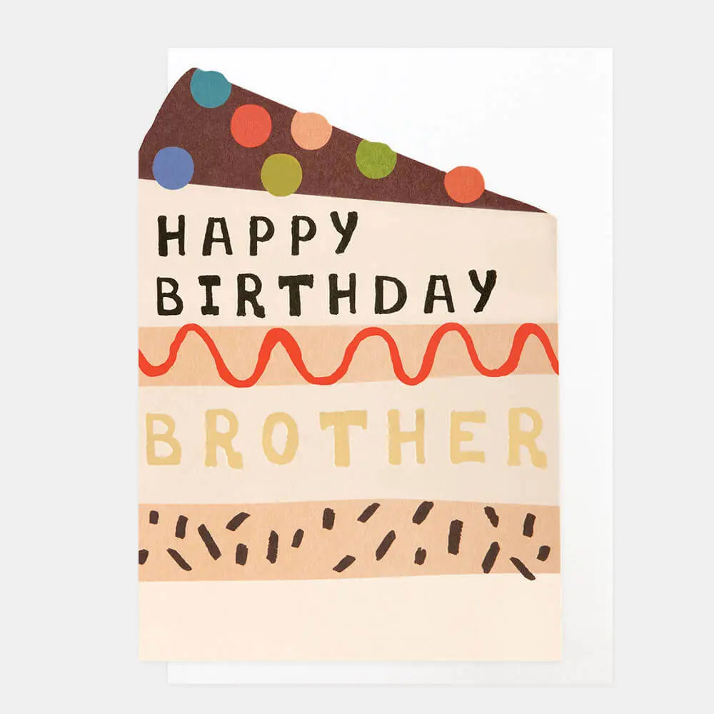 Happy Birthday Brother Greetings Card