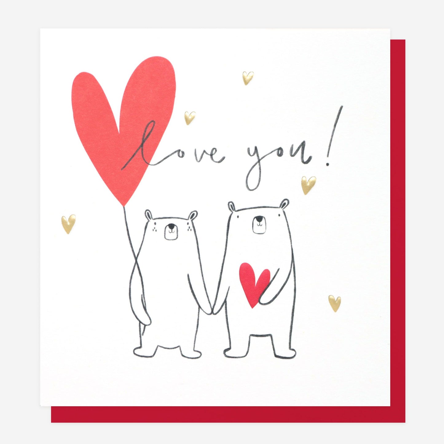 Valentine’s Day Love You Bears Greetings Card