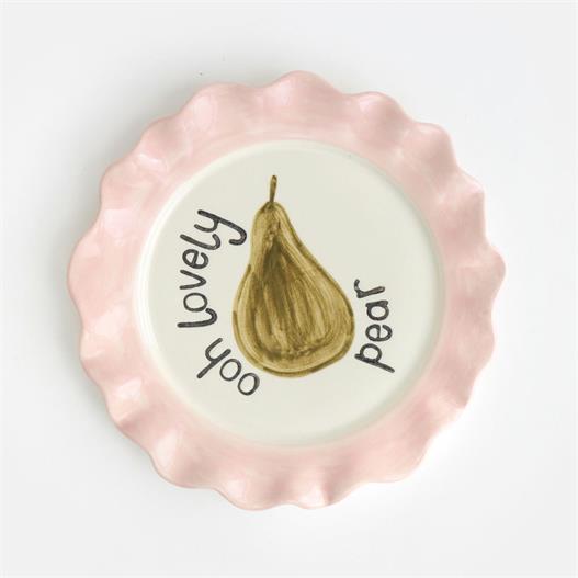 Pear Plate Pale Pink