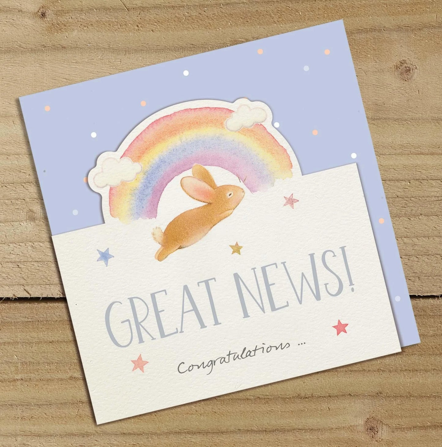 Great News Greetings Card