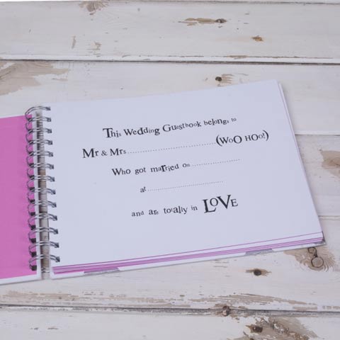 You & Me Wedding Guest Book