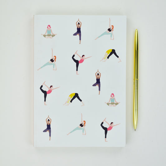 Yoga Girls A5 Lined Notebook