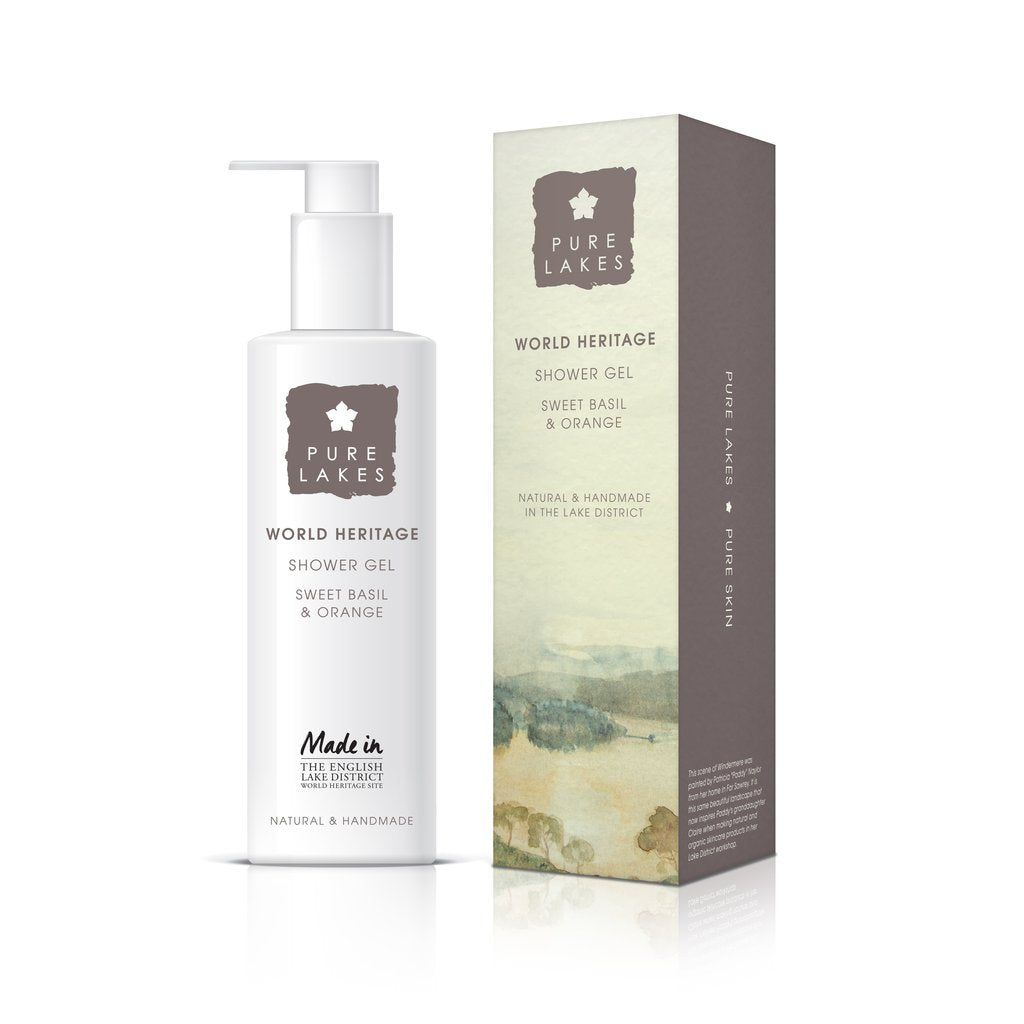 World Heritage Sweet Basil & Orange Shower Gel 250ml