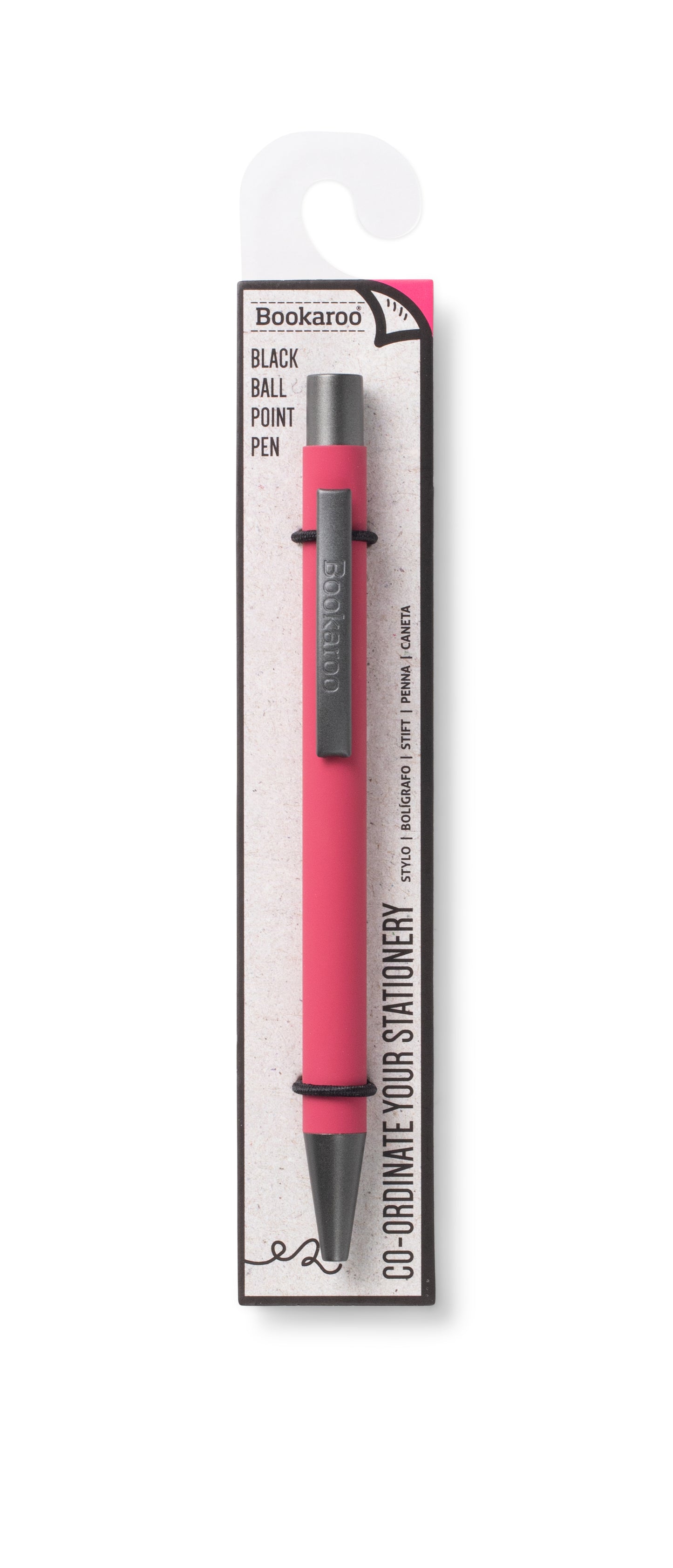 Bookaroo Ballpoint Pen Hot Pink