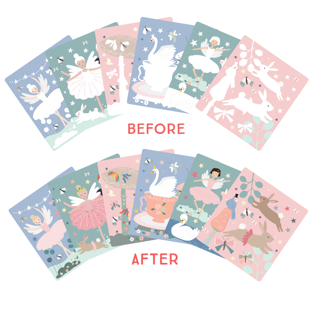 Magic Colour Changing Water colouring Pad