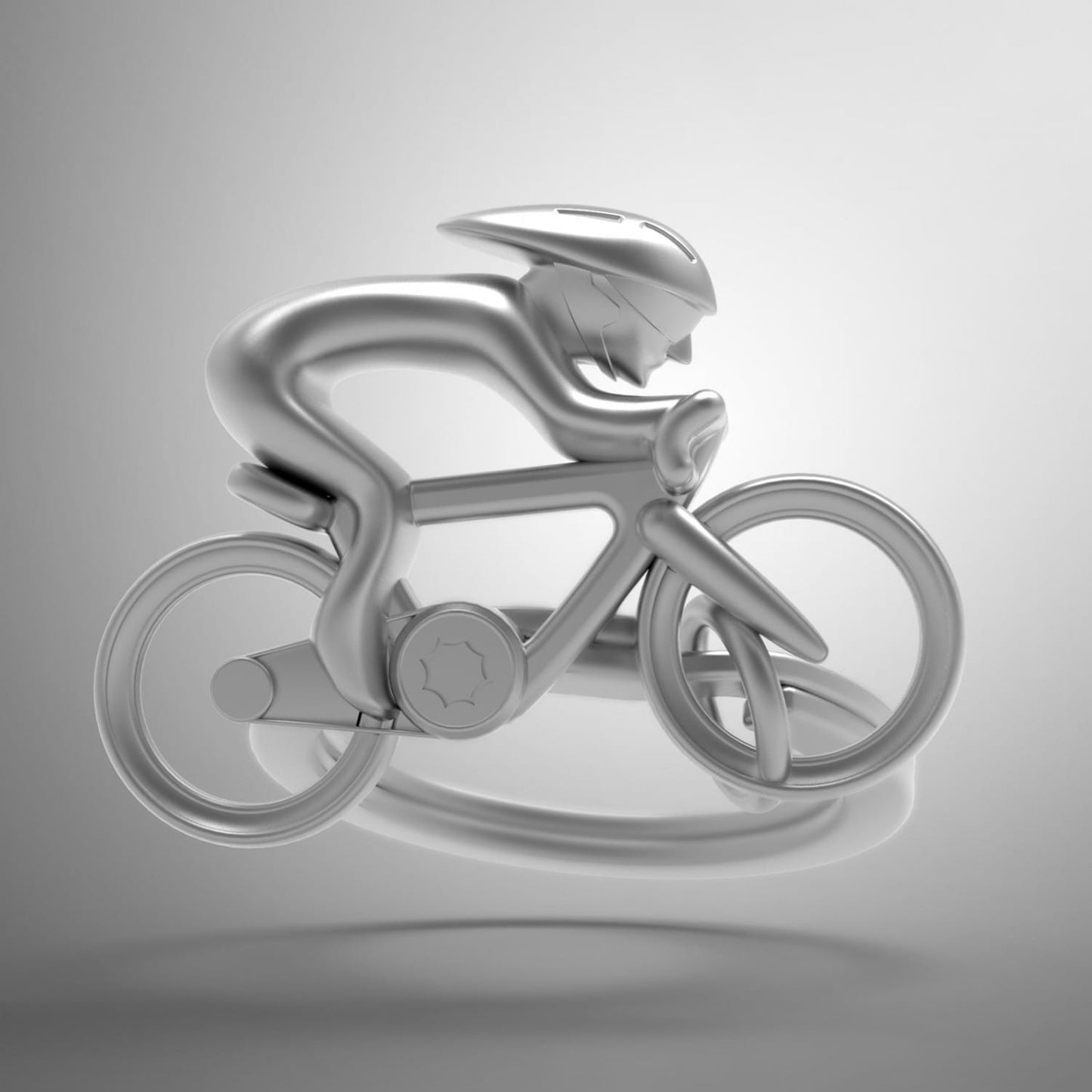 Metalmorphose Keyring Cyclist