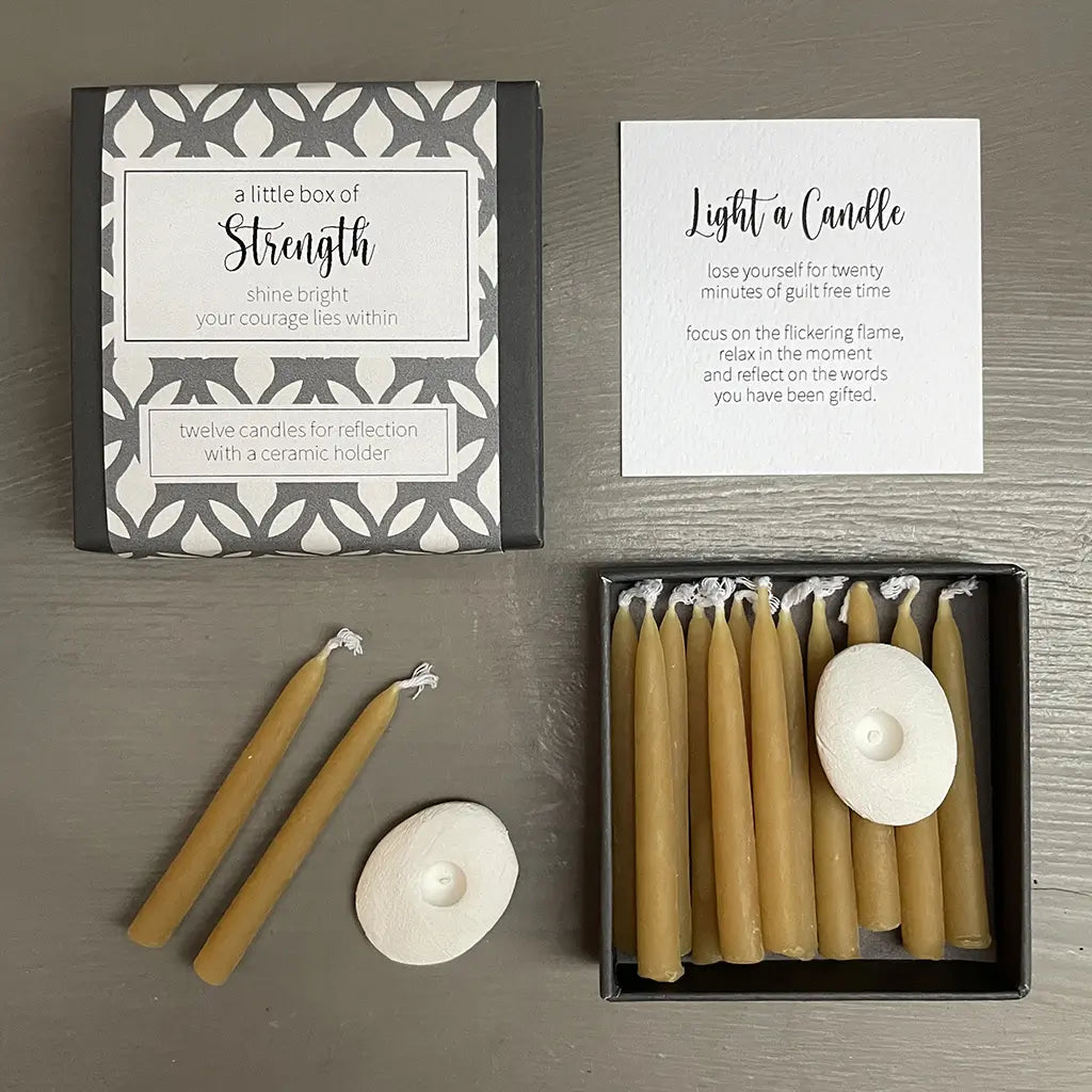 A Little Box Of Strength Candles