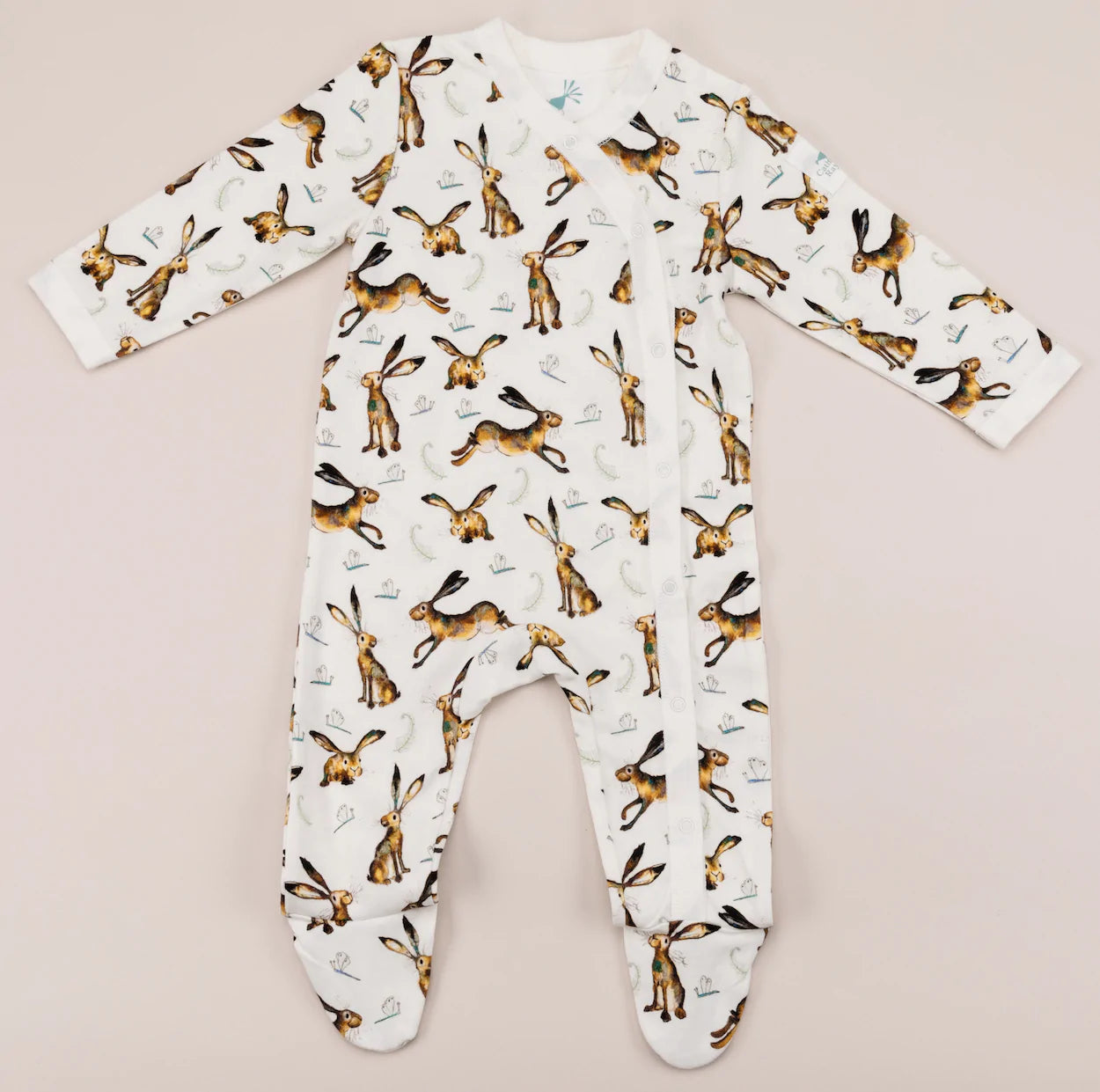 Hare Unisex Pure Cotton Baby Grow