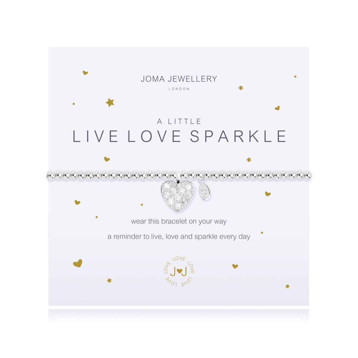 A Little Live Love Sparkle Silver Bracelet