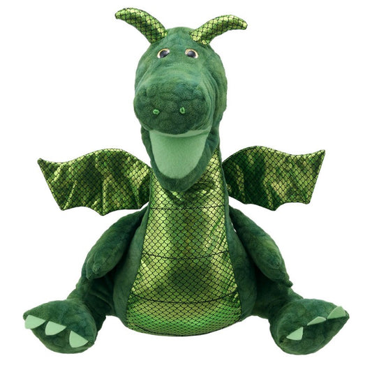 Enchanted  Dragon Puppet Green