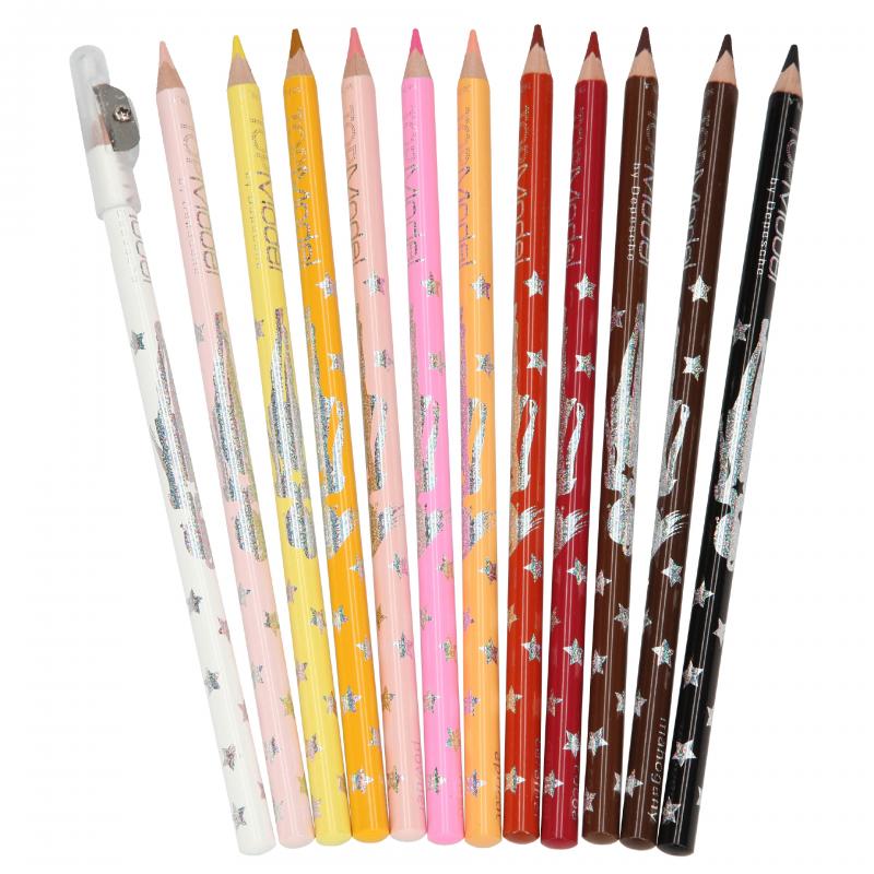 Top Model Coloured Pencil Set