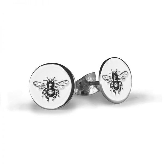 Busy Bee Silver Studs