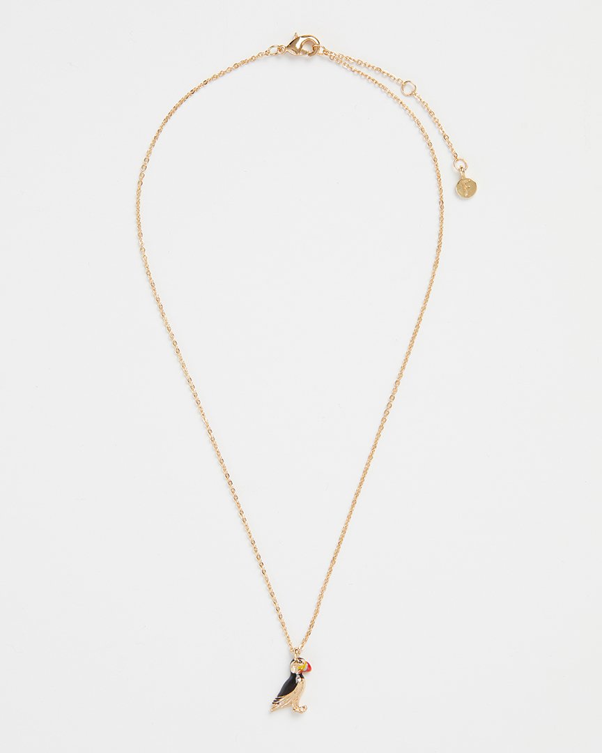 Enamel Puffin Necklace