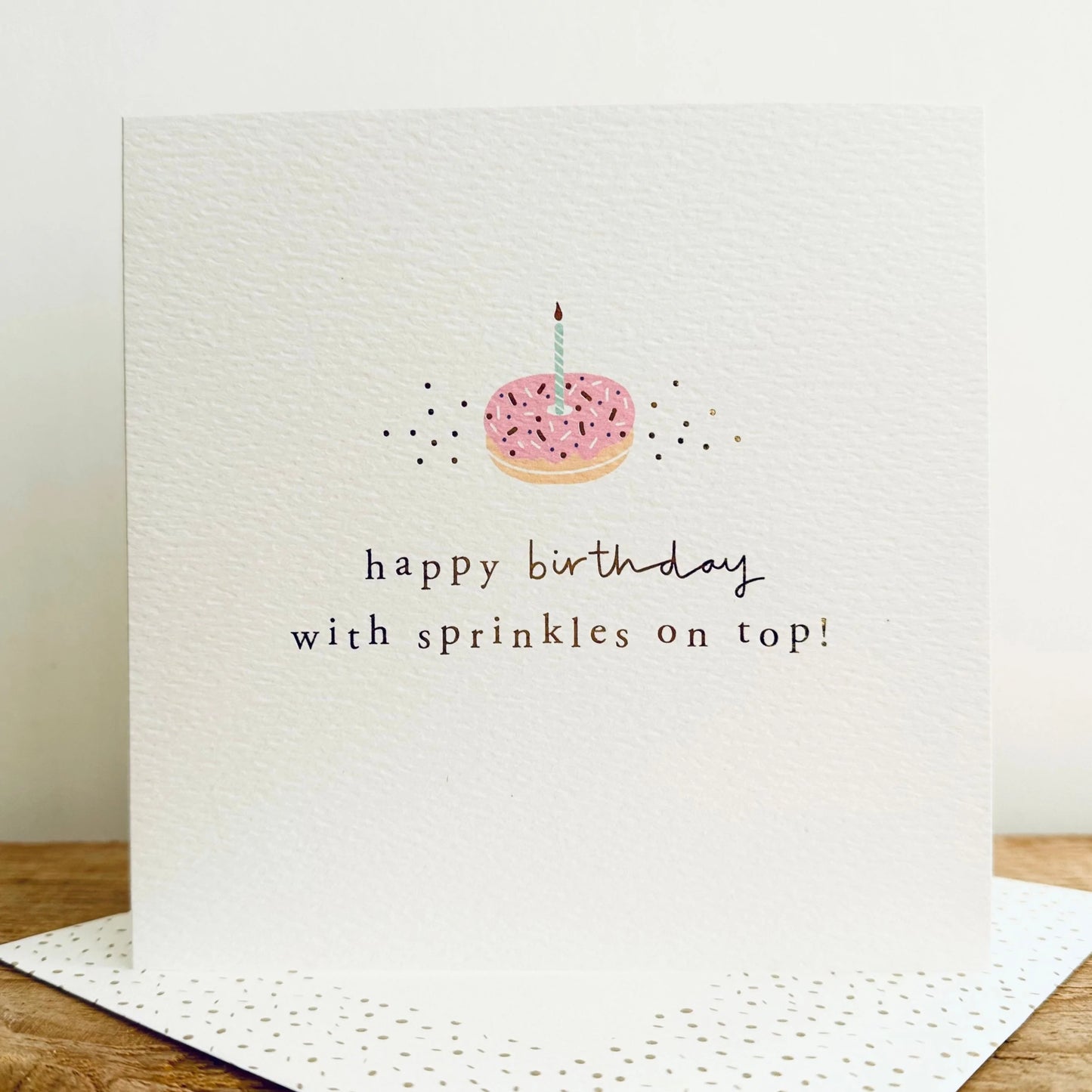 Happy Birthday Sprinkles Greetings Card