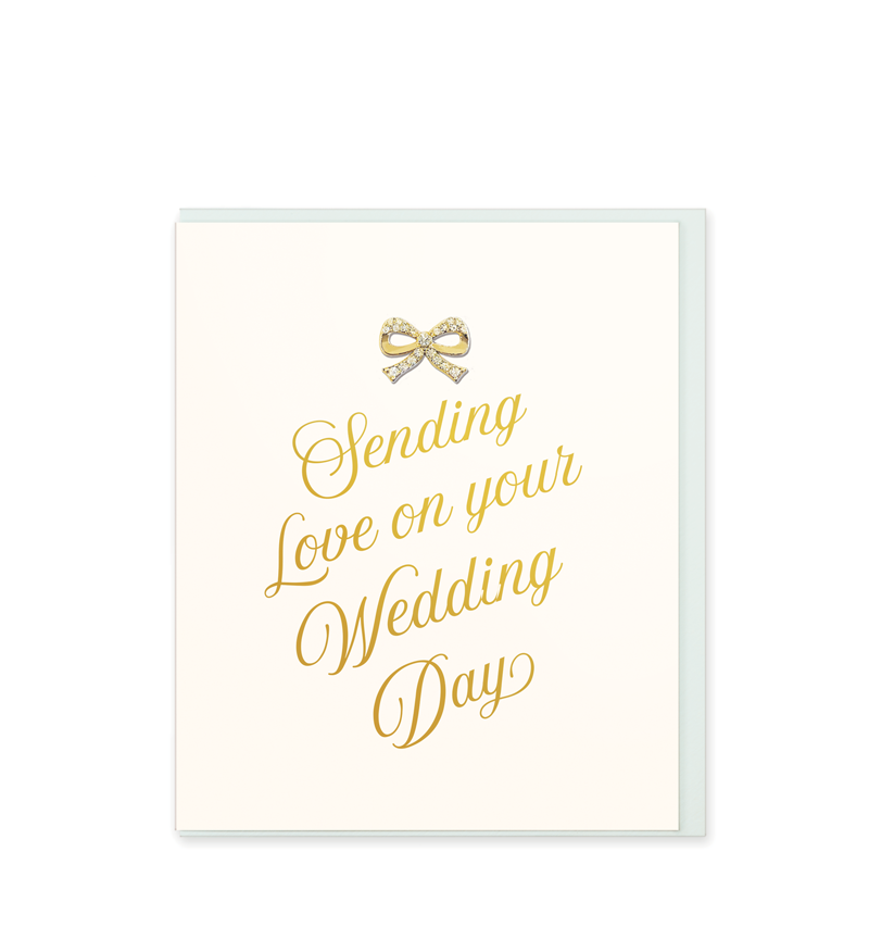 Love On Your Wedding Day Wedding Greetings Card