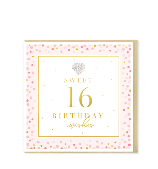 Sweet Sixteen Birthday Greetings Card