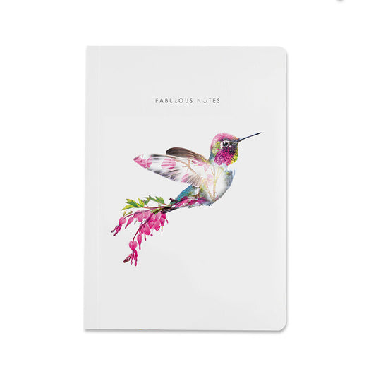 Wildlife Botanical Hummingbird Luxury Notebook