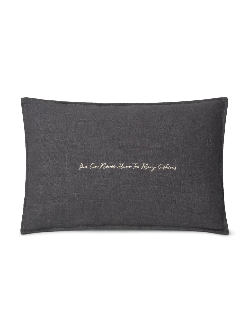Charcoal sales rectangle cushion
