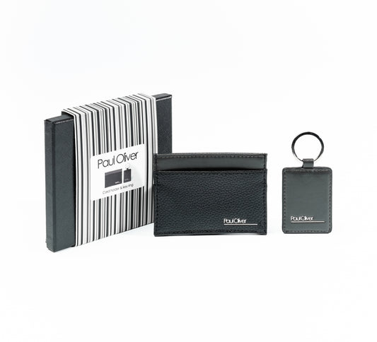 Paul Oliver Card Wallet & Keyring Set