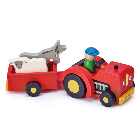 Tender Leaf Toys Tractor & Trailer