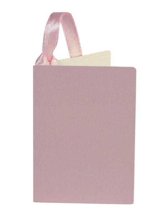 Single Gift Tag Baby Pink Pearl