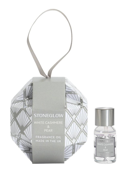 White Cashmere & Pear Fragrance Oil Bauble