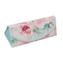 Ladies Fold Flat Glasses Case Floral