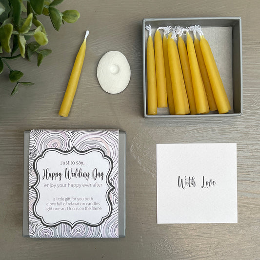 Just to say… Happy Wedding Day Boxed Candles