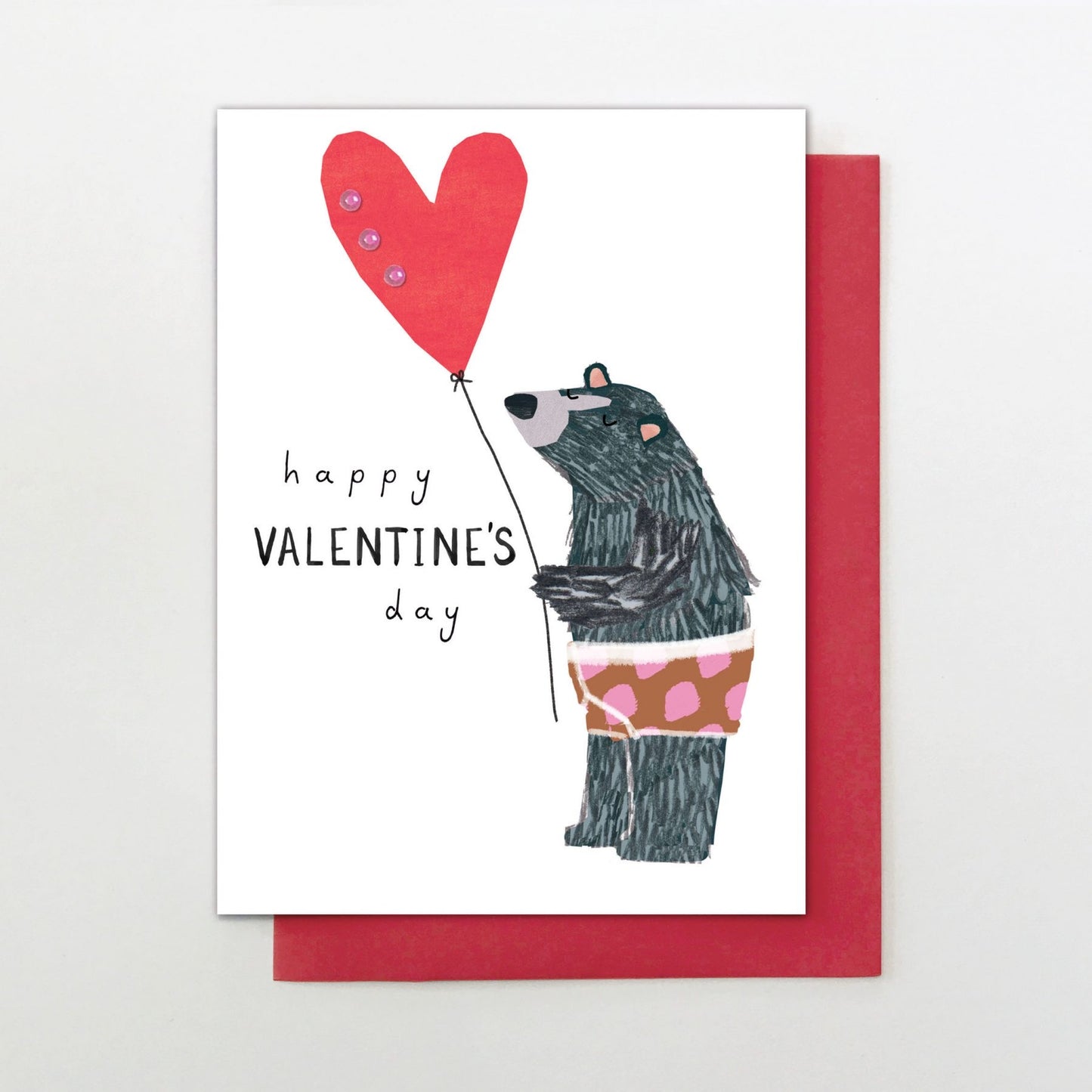 Valentine’s Day Bear Greeting Card