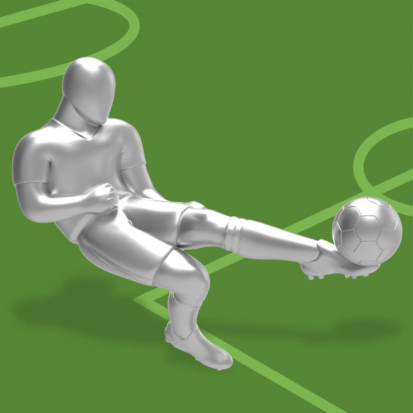 Metalmorphose Keyring Football Player
