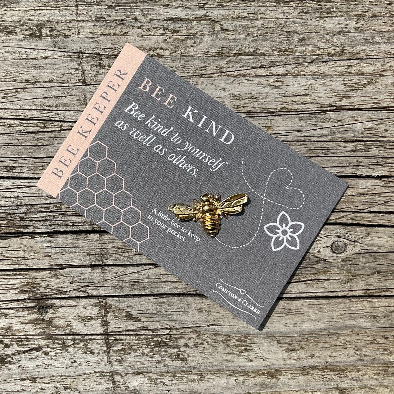 Bee Strong Bee Keeper Charm