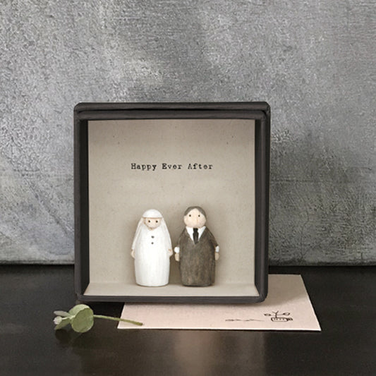 Boxed Mini Bride & Groom Happy Ever After