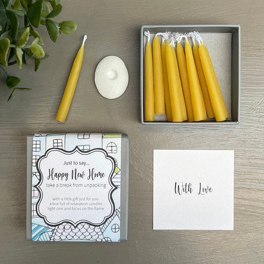 Just to say… Happy New Home Boxed Candles