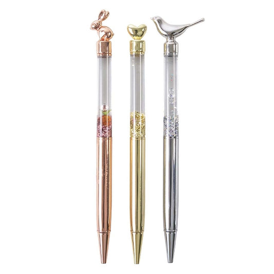 Metallic & Glitter Ballpoint Pen Various