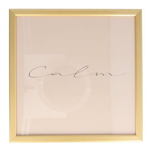 ‘Calm’ Gold Framed Print