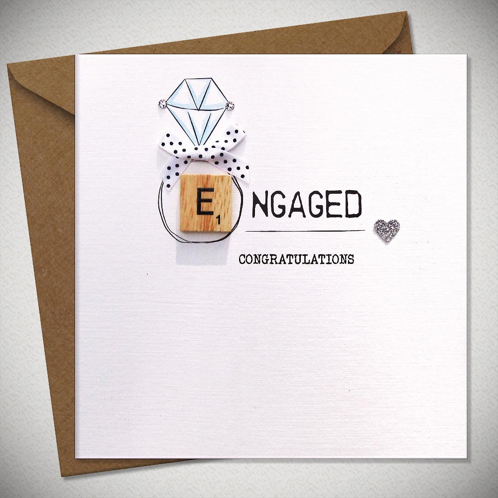 Engaged Congratulations Greetings Card