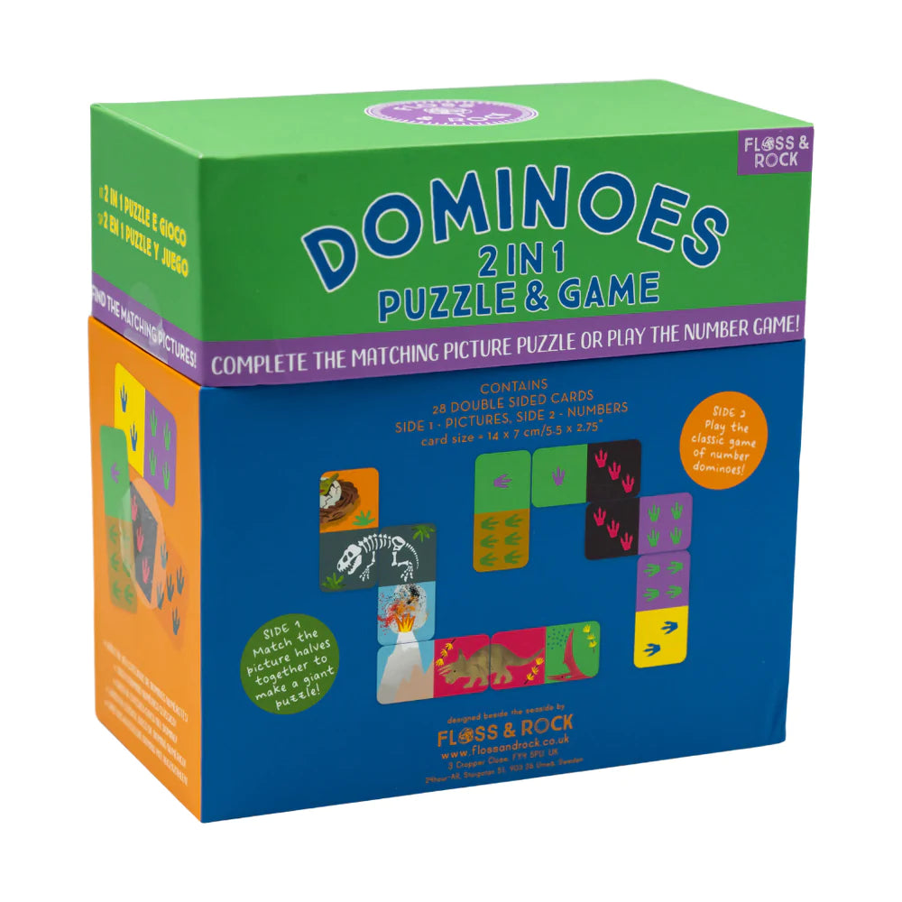 Dino Dominoes & Puzzle