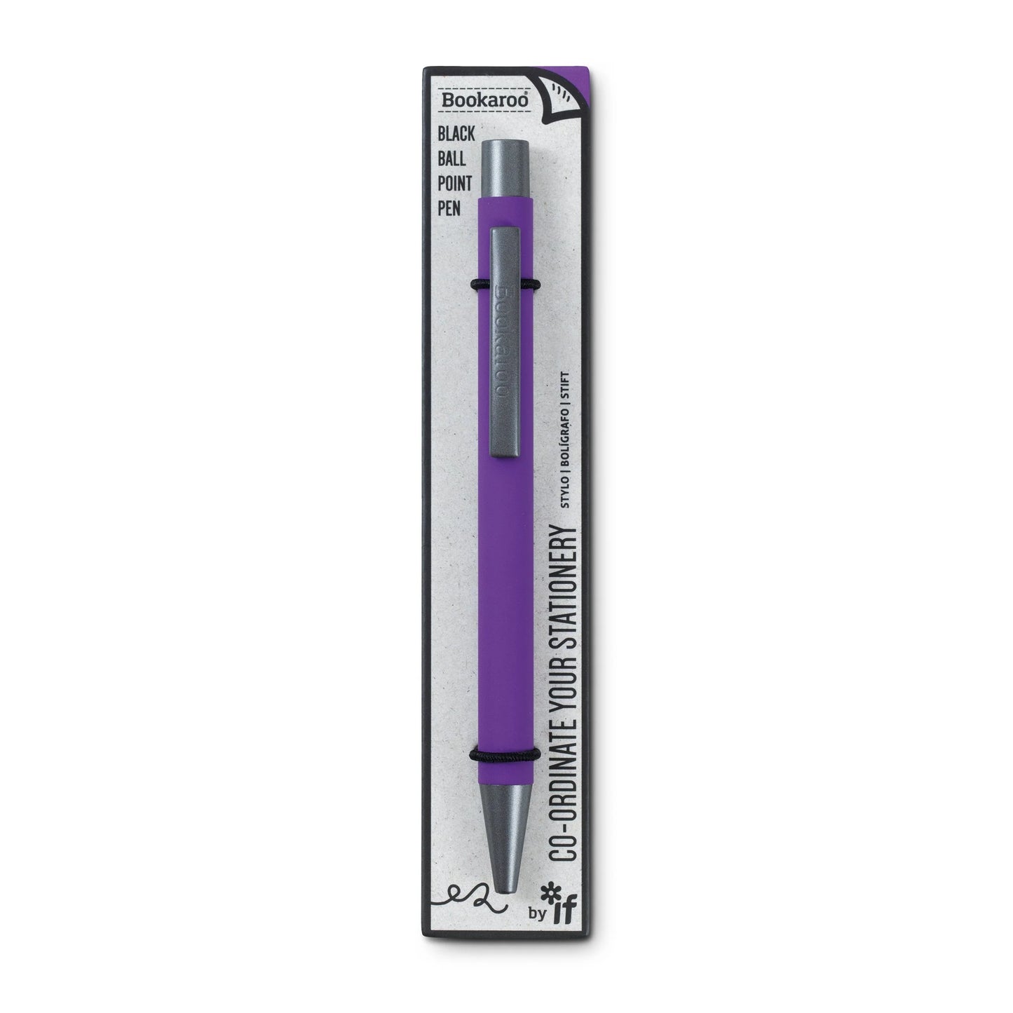 Bookaroo Ballpoint Pen Purple