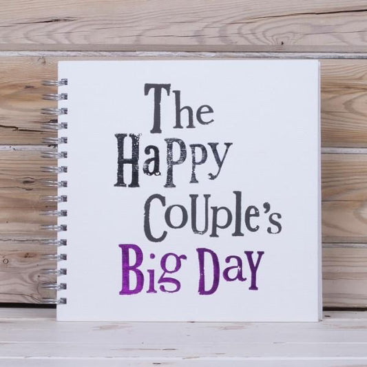 Happy Couple’s Big Day Wedding Memories Book