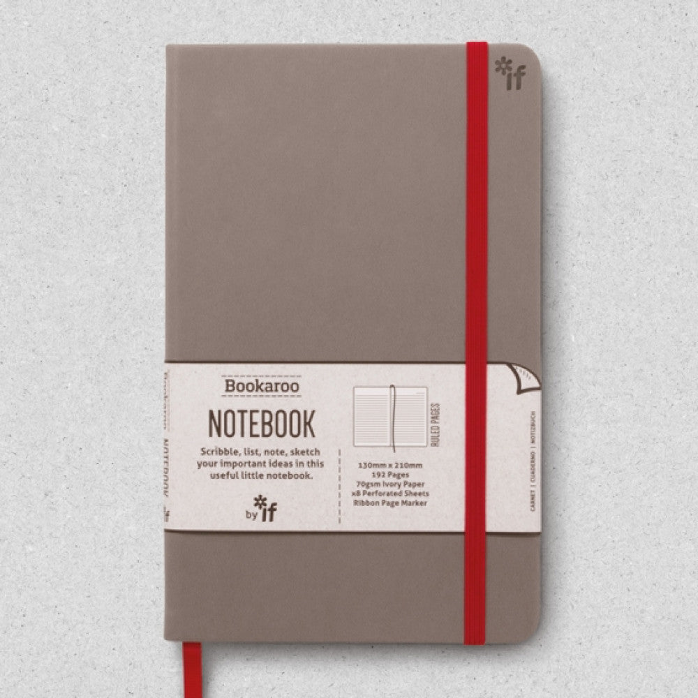 Bookaroo A5 Notebook Grey