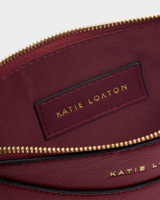 Katie Loxton Alba Wristlet Pouch in Cherry