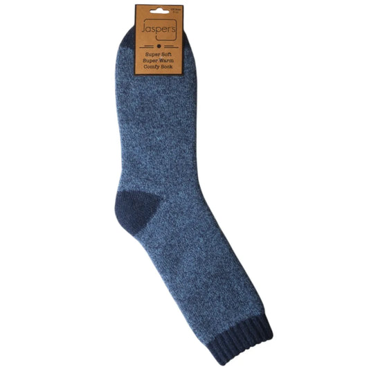 Blue Marl Men’s Cosy Socks