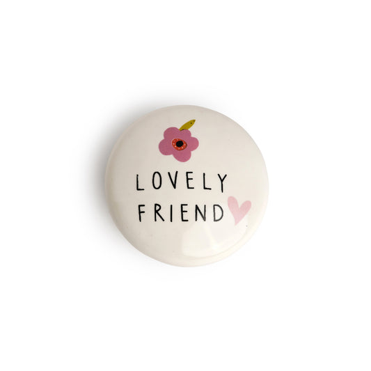 Lovely Friend Round Token