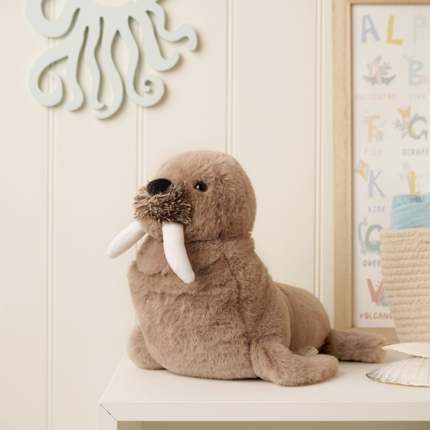 Softies Walter The Plush Walrus With Glow In Dark Teeth