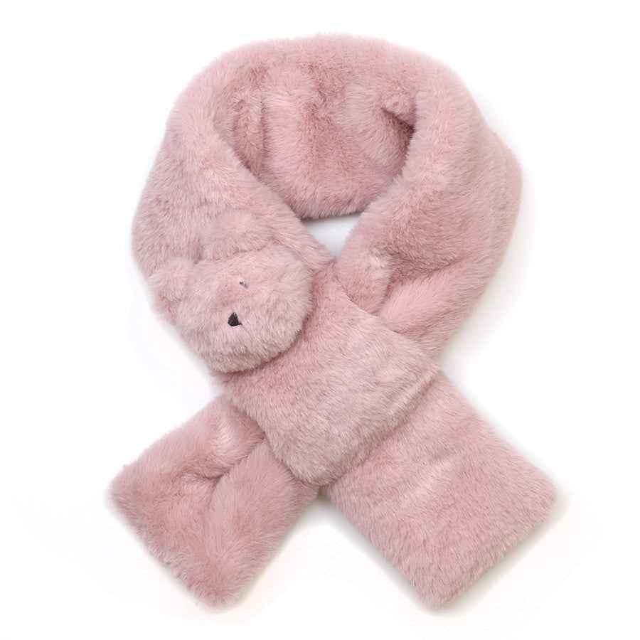 Barbara Bear Pink Pull Through Scarf