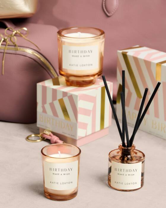 Katie Loxton Birthday Gift Set Peach Rose & Sweet Mandarin