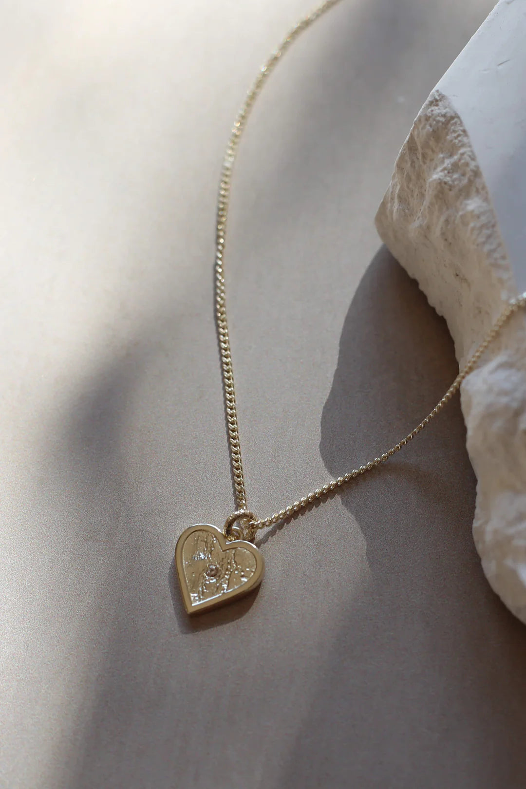 Loyalty Gold Heart Necklace