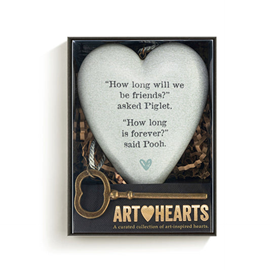 Demdaco Winnie the Pooh Art Heart Forever Friends