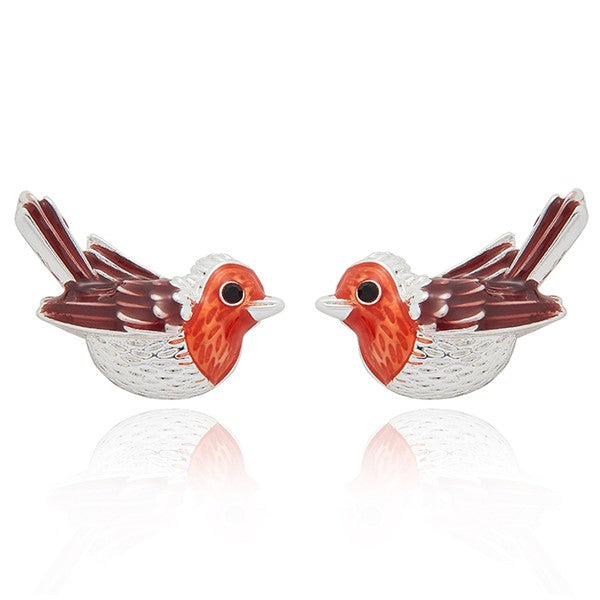 Fox Under The Moon Robin Earrings