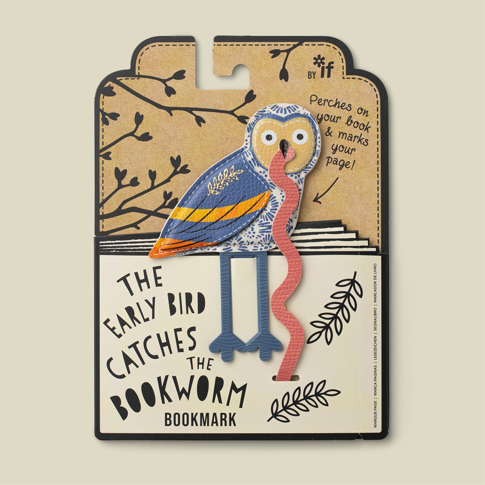 The Early Bird Bookmarks Owl